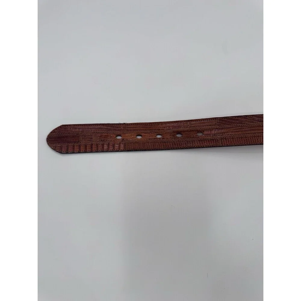 TONY LAMA Size 28 Genuine Lizard LEATHER BELT fits 22